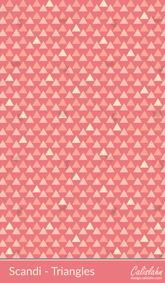 Scandi Collection - Triangles Seamless Pattern by Calislahn