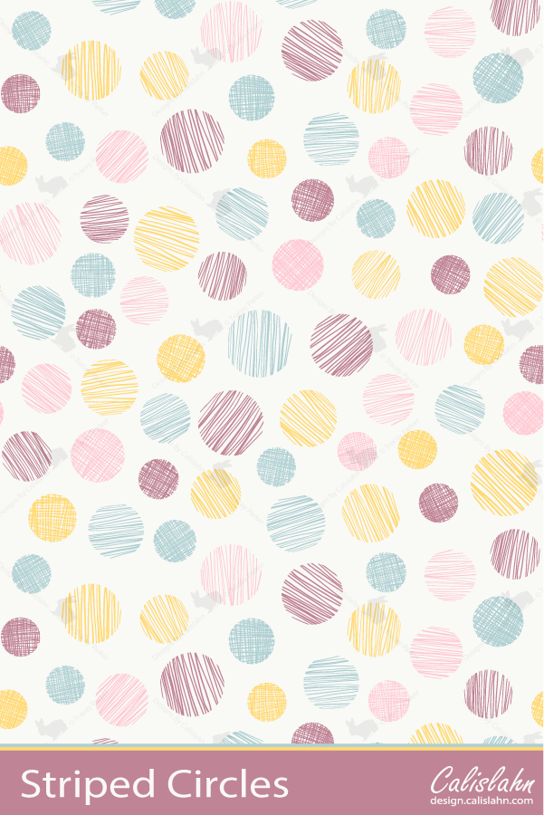 Striped Circles Pattern by Calislahn