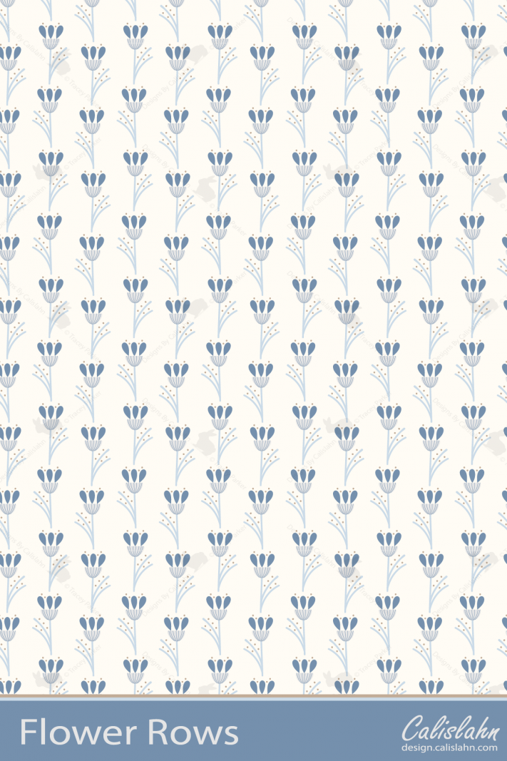 Flower Rows pattern by Calislahn