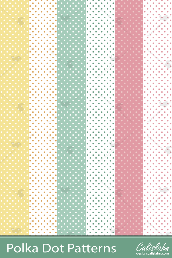 Polka Dot Patterns by Calislahn