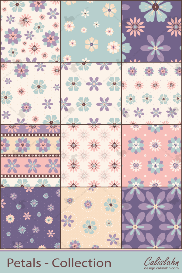 Petals Pattern Collection by Calislahn