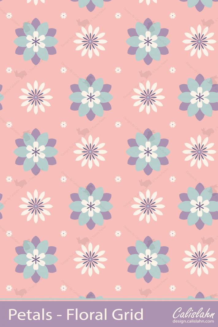 Petals - Floral Grid by Calislahn