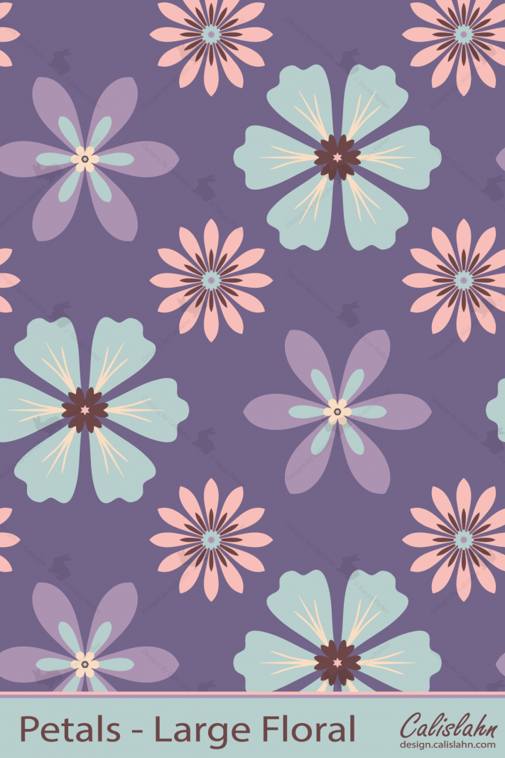 Petals - Large Floral by Calislahn