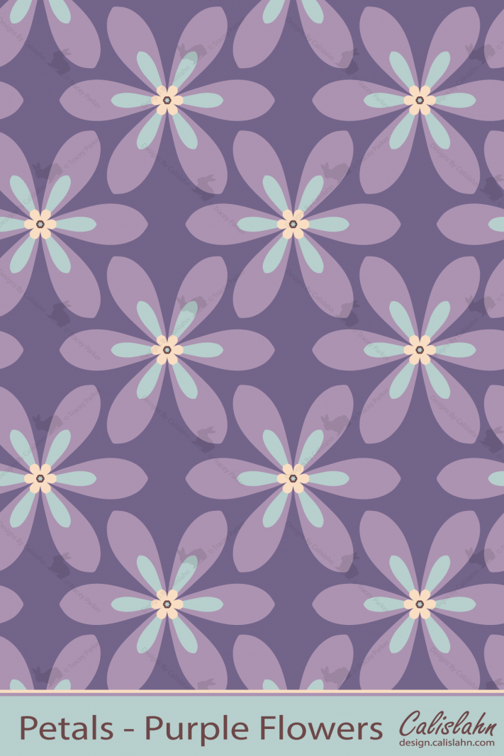 Petals - Purple Flowers by Calislahn