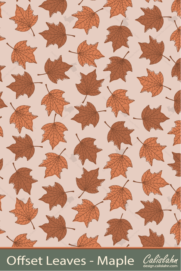 Offset Leaves - Maple by Calislahn