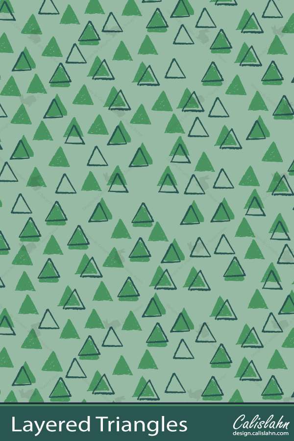 Layered Triangles Pattern by Calislahn