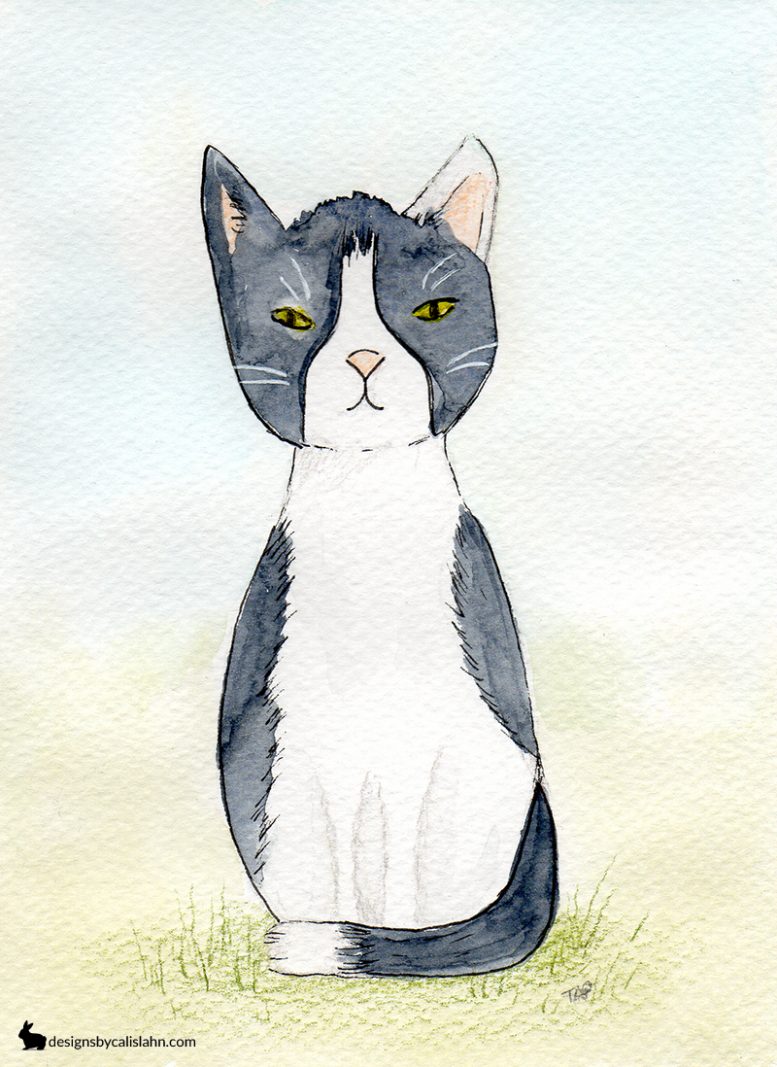 Polly in Watercolour and Ink