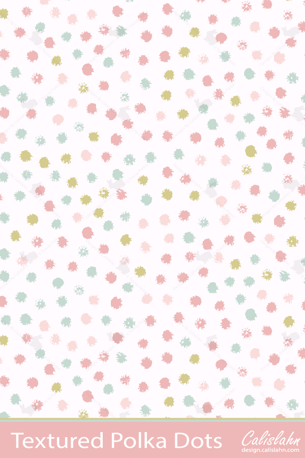 Textured Polka Dots Pattern by Calislahn
