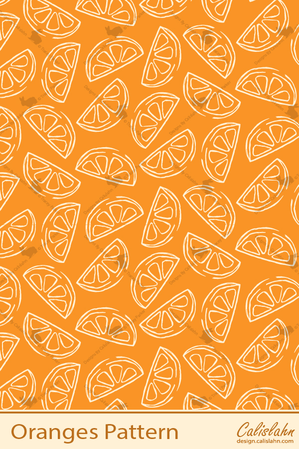 Oranges Pattern by Calislahn