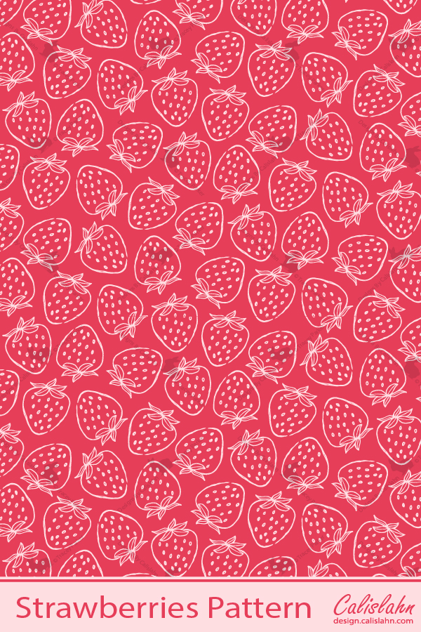 Strawberries Pattern by Calislahn