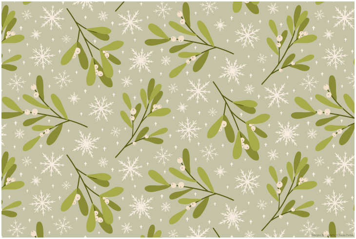 Mistletoe, Snowflakes & Doodles